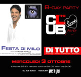 MASTER's NIGHT & B-DAY PARTY: MILO del GF7