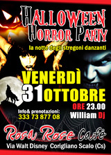 HALLOWEEN HORROR PARTY... La Notte degli Stregoni Danzanti