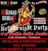 BEFANA NIGHT PARTY