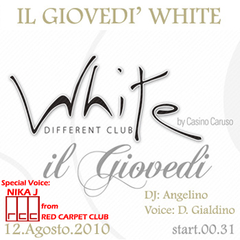 WHITE Different Club ::: IL GIOVEDI' WHITE...