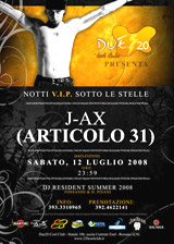 DUE20 COOL CLUB presenta: J-AX (Articolo 31)