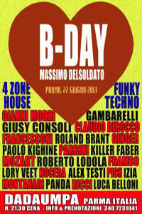 B-DAY TOP ONE NIGHT: TECHNO HOUSE FUNKY